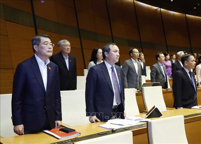 Các đại biểu tại lễ Tuyên thệ nhậm chức Chánh án Toà án nhân dân tối cao nhiệm kỳ 2021 – 2026. Ảnh: Thống Nhất – TTXVN