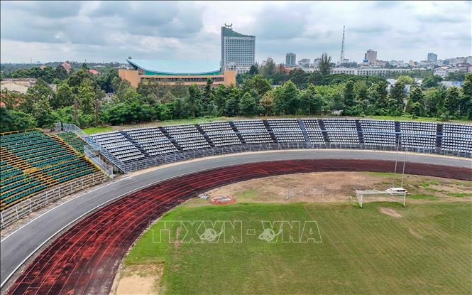 Dù từng đáp ứng tiêu chuẩn tổ chức các sự kiện lớn, nơi này đã không còn hoạt động bóng đá chuyên nghiệp sau khi Câu lạc bộ bóng đá Cần Thơ giải thể. Ảnh: Thanh Liêm - TTXVN