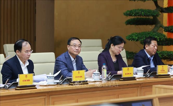 Các thành viên Ban Chỉ đạo tham dự phiên họp. Ảnh: Dương Giang-TTXVN
