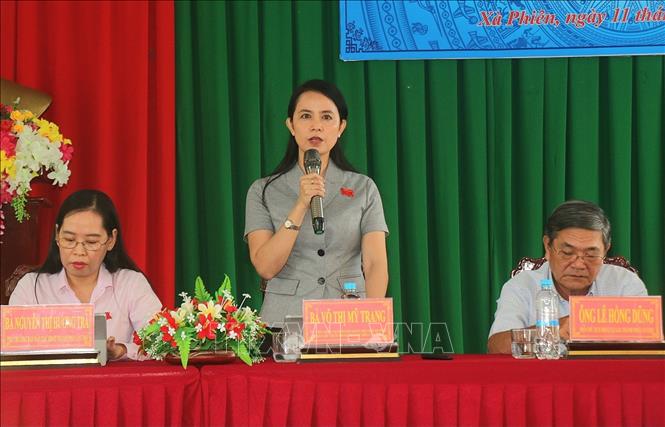 Đoàn đại biểu HĐND thành phố Cần Thơ tiếp xúc cử tri tại xã Xà Phiên ...