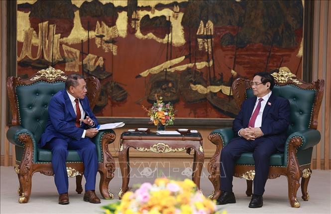 A view of the reception. VNA Photo: Dương Giang