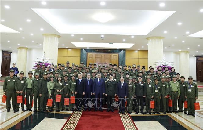 Tổng Bí thư Tô Lâm và các đại biểu. Ảnh: Thống Nhất – TTXVN