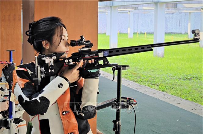 Nội dung súng trường đặt chỉ tiêu giành 1 huy chương Vàng tại SEA Games 33. Ảnh: Nam Sương - TTXVN