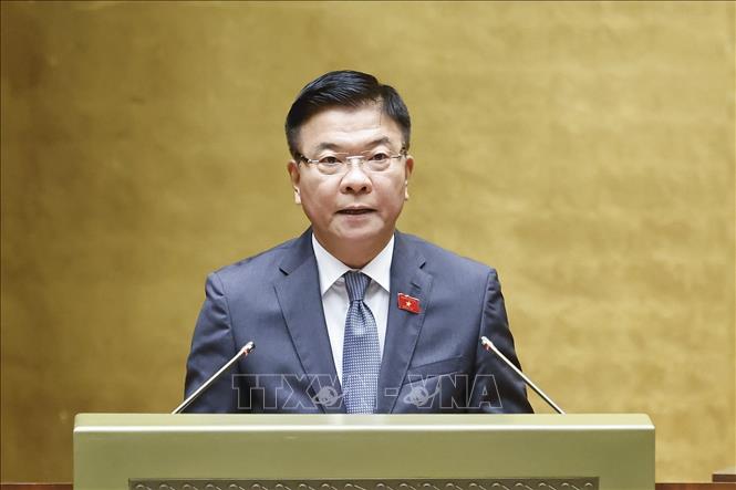 Phó Thủ tướng Chính phủ Lê Thành Long phát biểu. Ảnh: Doãn Tấn - TTXVN