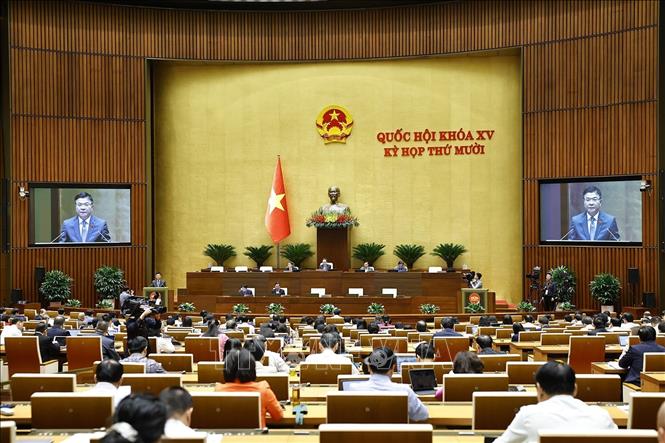 Phó Thủ tướng Chính phủ Lê Thành Long phát biểu. Ảnh: Doãn Tấn - TTXVN