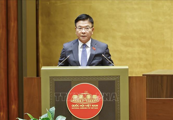 Phó Thủ tướng Chính phủ Lê Thành Long phát biểu. Ảnh: Doãn Tấn - TTXVN