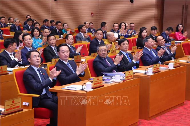 Các đại biểu dự kỳ họp. Ảnh: Văn Điệp - TTXVN