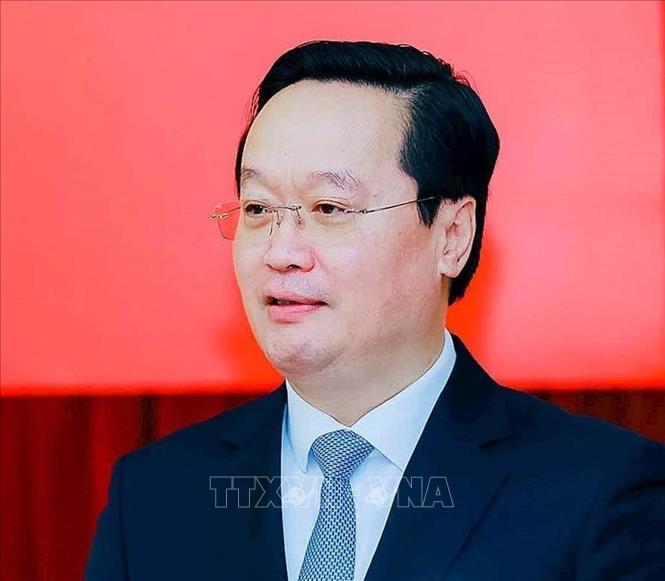 Ông Nguyễn Đức Trung, Phó Bí thư Thành ủy, Chủ tịch UBND thành phố Hà Nội, nhiệm kỳ 2021 - 2026. Ảnh: TTXVN