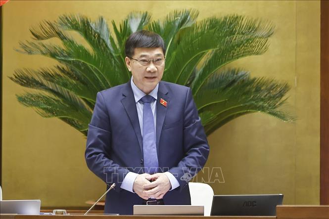 Phó Chủ tịch Quốc hội Vũ Hồng Thanh phát biểu. Ảnh: Doãn Tấn - TTXVN