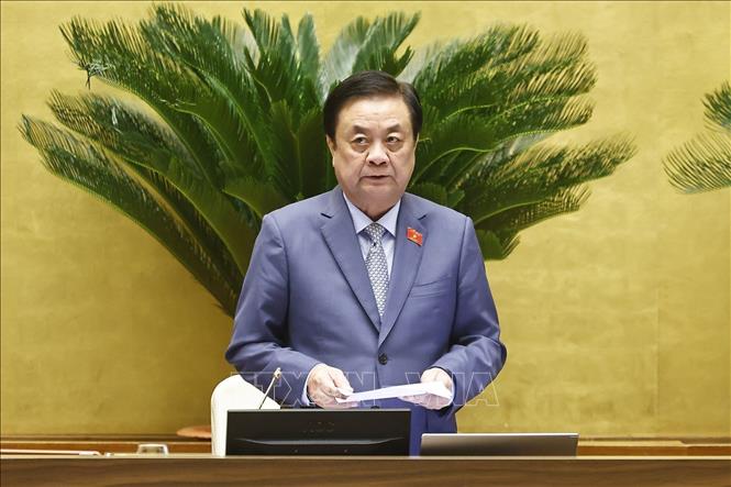 Phó Chủ tịch Quốc hội Lê Minh Hoan phát biểu. Ảnh: Doãn Tấn - TTXVN