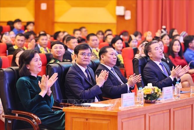 Các đại biểu tham dự buổi lễ. Ảnh: Minh Đức – TTXVN