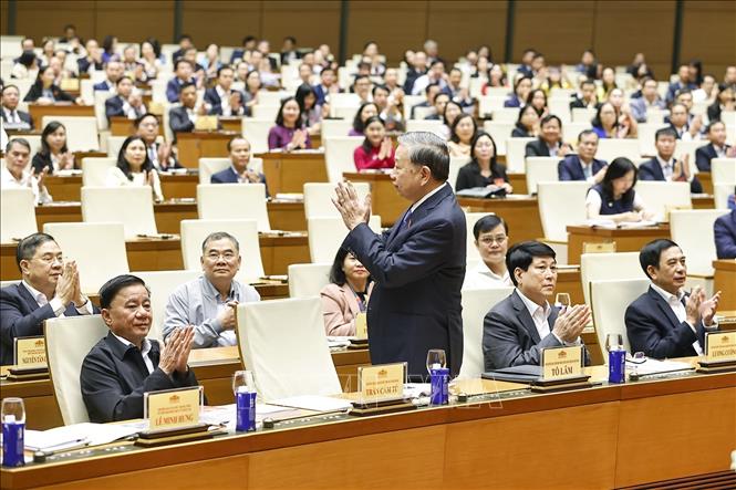 Tổng Bí thư Tô Lâm dự Hội nghị. Ảnh: Doãn Tấn - TTXVN