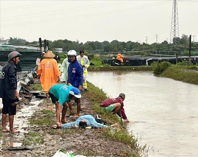 Nạn nhân tử vong do sét đánh. Ảnh: TTXVN phát