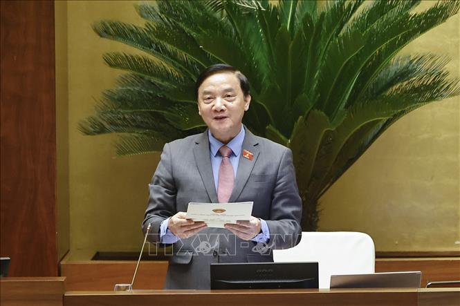 Phó Chủ tịch Quốc hội Nguyễn Khắc Định phát biểu. Ảnh: Doãn Tấn - TTXVN