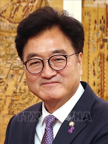 Chủ tịch Quốc hội Đại Hàn Dân Quốc Woo Won Shik.  Ảnh: TTXVN phát