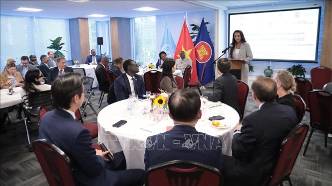 Quang cảnh buổi lễ. Ảnh: Thanh Tuấn - Phóng viên TTXVN tại Mỹ