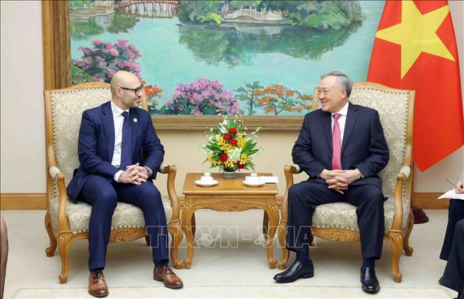 A view of the reception. VNA Photo: Phạm Kiên