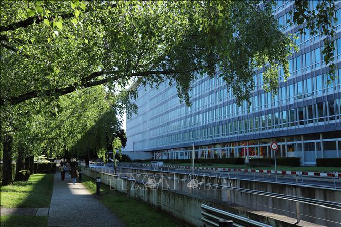 Trụ sở Tổ chức Y tế Thế giới tại Geneva, Thụy Sĩ. Ảnh: THX/TTXVN