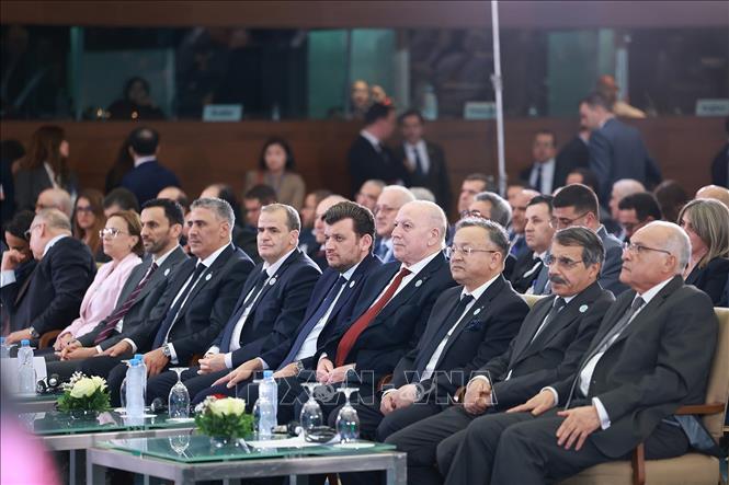 Các đại biểu tham dự Diễn đàn kinh tế Việt Nam – Algeria. Ảnh: Dương Giang-TTXVN
