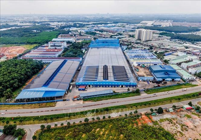 Nhà máy Công ty CP Công nghiệp Cao su Miền Nam (Casumina). Ảnh: Hoàng Hiếu - TTXVN