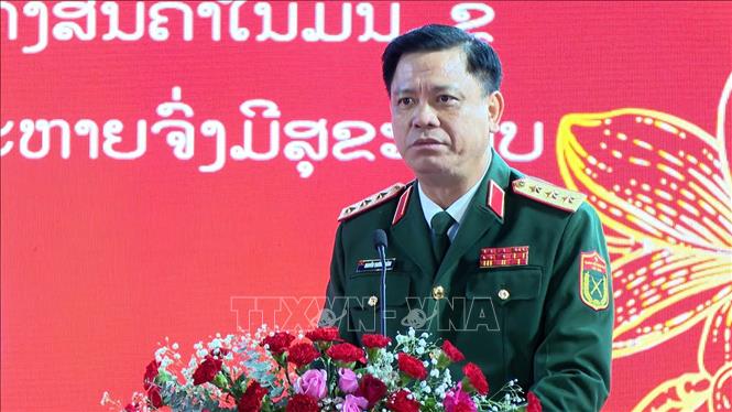 Thượng tướng Nguyễn Trường Thắng, Ủy viên Trung ương Đảng, Thứ trưởng Bộ Quốc phòng Việt Nam phát biểu khai mạc. Ảnh: TTXVN phát