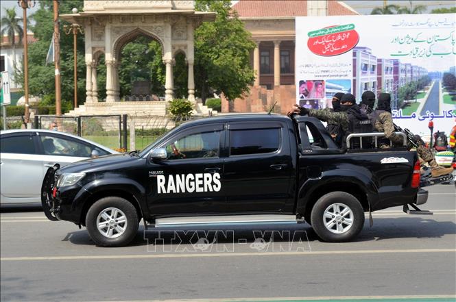 (Tư liệu) Binh sĩ Pakistan tuần ra tại thành phố Lahore, tỉnh Punjab. Ảnh: THX/TTXVN