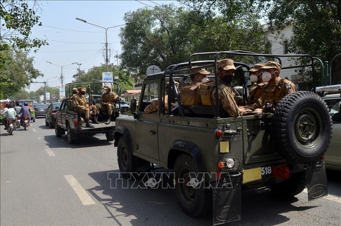 (Tư liệu) Binh sĩ Pakistan tuần ra tại thành phố Lahore, tỉnh Punjab. Ảnh: THX/TTXVN