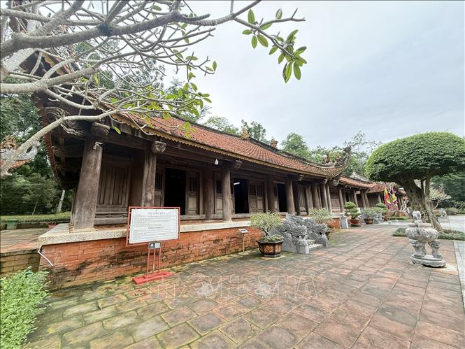 Ứng dụng công nghệ vào việc thuyết minh về Khu di tích quốc gia đặc biệt Lam Kinh. Ảnh: Việt Hoàng - TTXVN