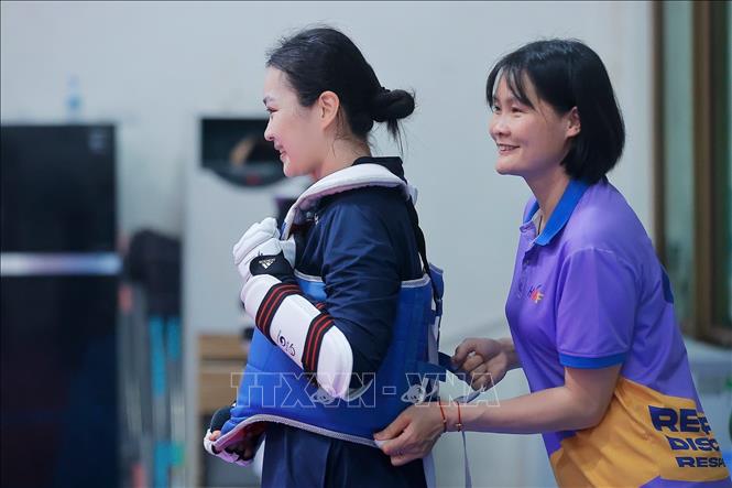 Hiện tại, các tuyển thủ đang duy trì thể trạng và phong độ tốt. Ảnh: Minh Quyết – TTXVN