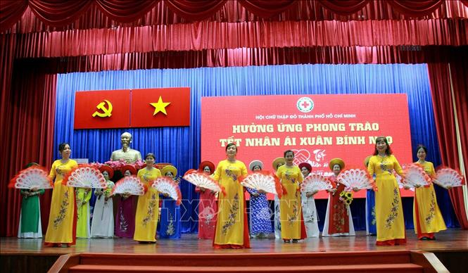 Tiết mục văn nghệ tại lễ phát động “Tết Nhân ái” Xuân Bính Ngọ 2026. Ảnh: Thanh Vũ-TTXVN
