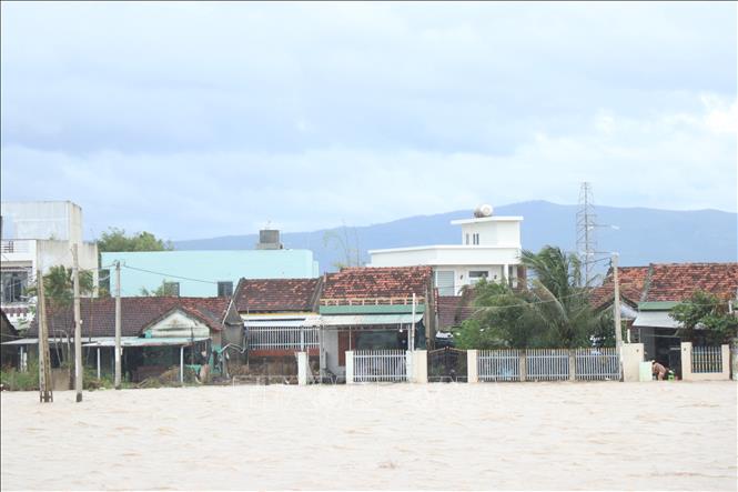 Mưa lũ đã gây thiệt hại nặng cho các xã, phường phía Đông tỉnh Đắk Lắk. Ảnh: Tuấn Anh - TTXVN