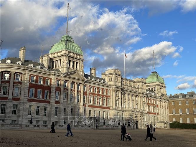 Horse Guards là nơi diễn ra Trooping the Colour, lễ rước quân kỳ mừng sinh nhật vua Anh, cũng như nghi lễ đổi gác hàng ngày. Ảnh: Minh Hợp-Phóng viên TTXVN tại Anh