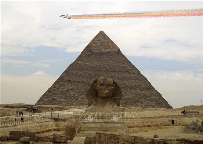 (Tư liệu) Kim tự tháp Giza, Ai Cập. Ảnh: THX/TTXVN