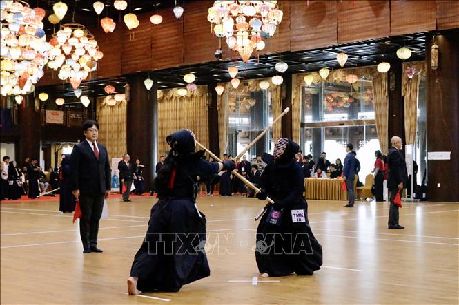 Phần thi đấu của các vận động viên ở nội dung Đơn nữ. Ảnh: Đại Nghĩa - TTXVN