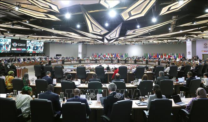 Toàn cảnh hội nghị thượng đỉnh G20 tại Johannesburg, Nam Phi, ngày 22/11/2025. Ảnh: Anadolu Agency/TTXVN