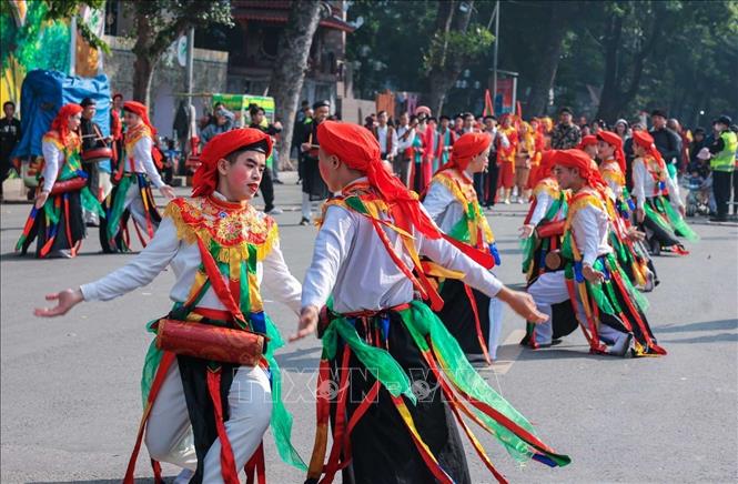 Đoàn nghệ thuật Triều Khúc tham dự với điệu múa 