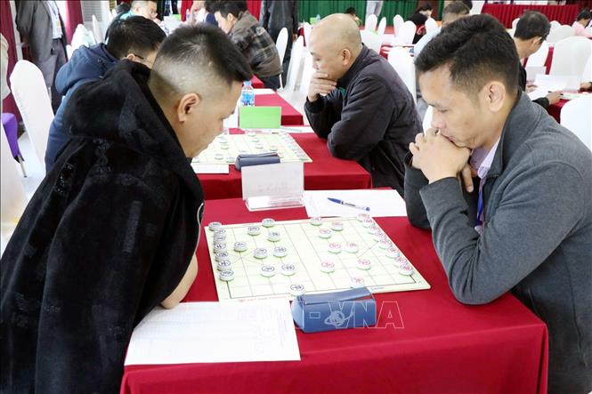 Các vận động viên tham gia thi đấu. Ảnh: Trần Trang - TTXVN 