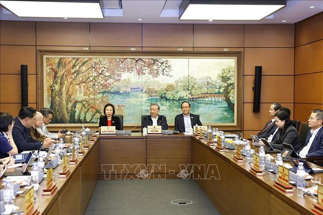 Tổng Bí thư Tô Lâm phát biểu. Ảnh: Doãn Tấn - TTXVN