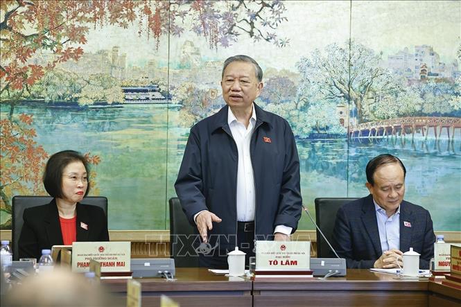 Tổng Bí thư Tô Lâm phát biểu. Ảnh: Doãn Tấn - TTXVN