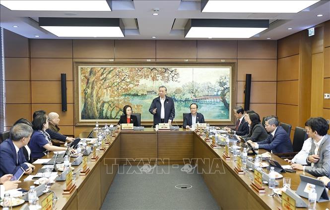 Tổng Bí thư Tô Lâm phát biểu. Ảnh: Doãn Tấn - TTXVN