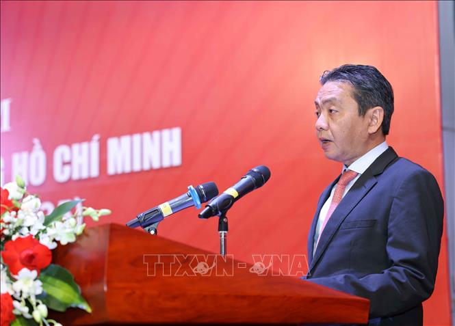 Thứ trưởng Bộ Văn hóa, Thể thao và Du lịch Hoàng Đạo Cương phát biểu. Ảnh: Thanh Tùng - TTXVN