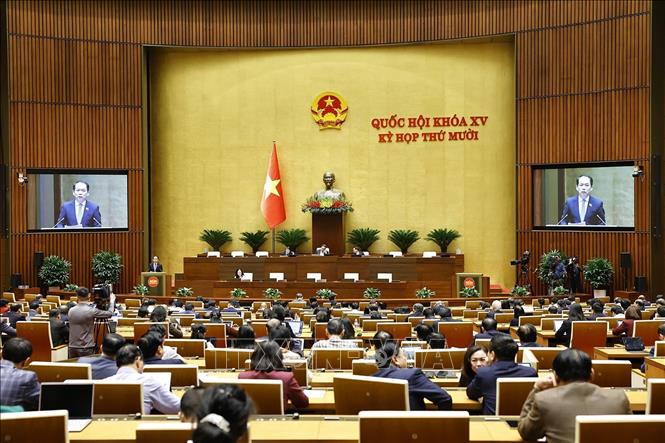 Quang cảnh phiên họp. Ảnh: Doãn Tấn - TTXVN