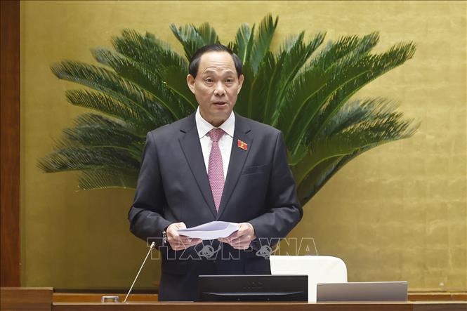 Phó Chủ tịch Quốc hội Trần Quang Phương phát biểu. Ảnh: Doãn Tấn - TTXVN