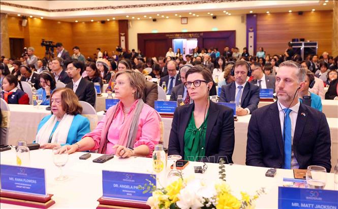 Delegates at the ceremony. VNA Photo: Phạm Kiên