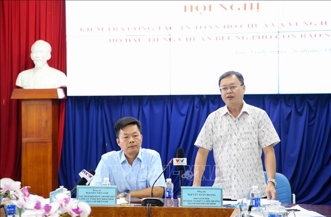 Ông Nguyễn Xuân Hoàng, Phó Giám đốc Sở Nông nghiệp và Môi trường Thành phố Hồ Chí Minh phát biểu. Ảnh: Giang Phương – TTXVN