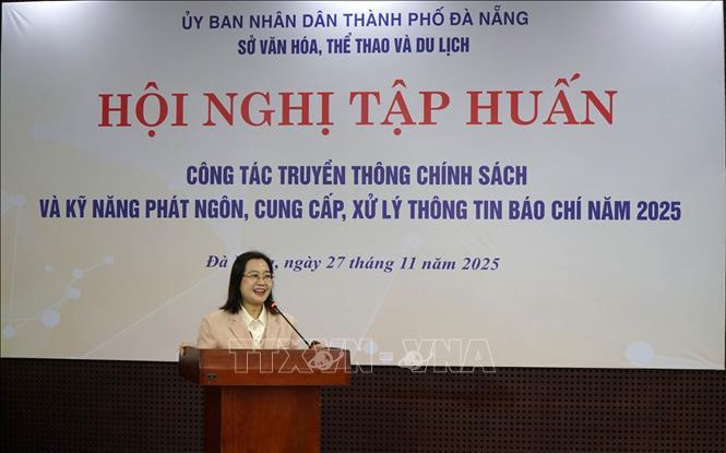 Quang cảnh Hội nghị tập huấn. Ảnh: Quốc Dũng - TTXVN