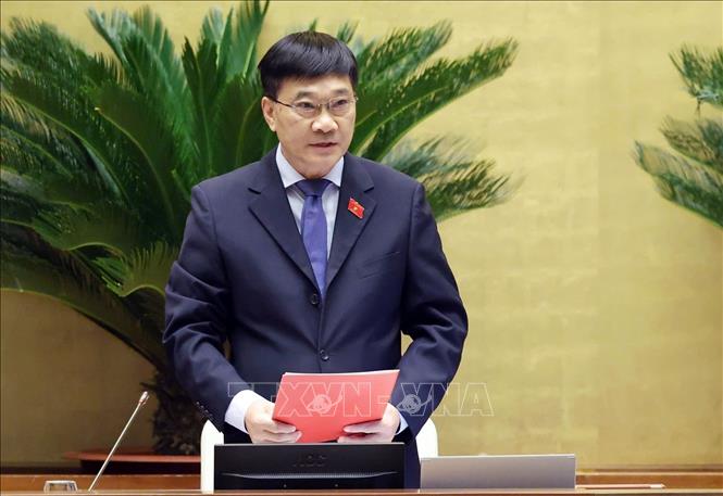 Phó Chủ tịch Quốc hội Vũ Hồng Thanh phát biểu. Ảnh: Doãn Tấn - TTXVN