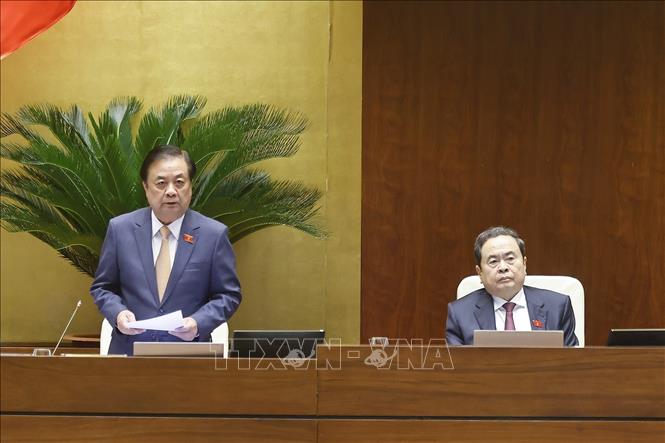 Phó Chủ tịch Quốc hội Lê Minh Hoan phát biểu. Ảnh: Doãn Tấn - TTXVN