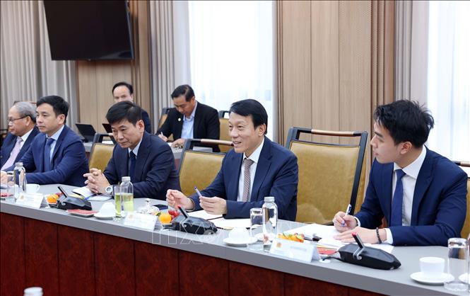 Đại tướng Lương Tam Quang, Bộ trưởng Bộ Công an phát biểu. Ảnh: Phạm Kiên - TTXVN