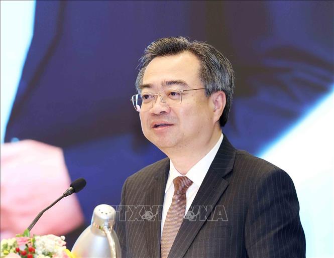 Đồng chí Nguyễn Thanh Nghị, Uỷ viên Trung ương Đảng, Trưởng ban Chính sách, Chiến lược Trung ương phát biểu kết luận hội thảo. Ảnh: Phương Hoa – TTXVN